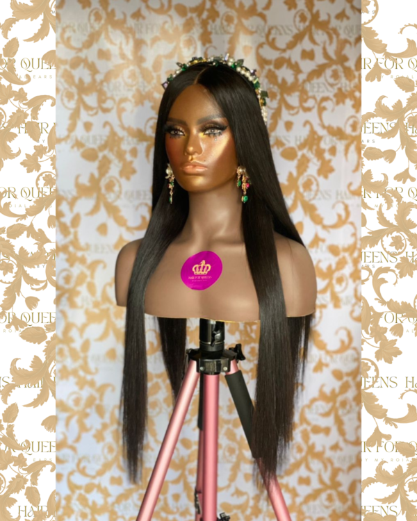 QUEEN Marj- 26 inches 2x6 Bone straight wig - Image 2