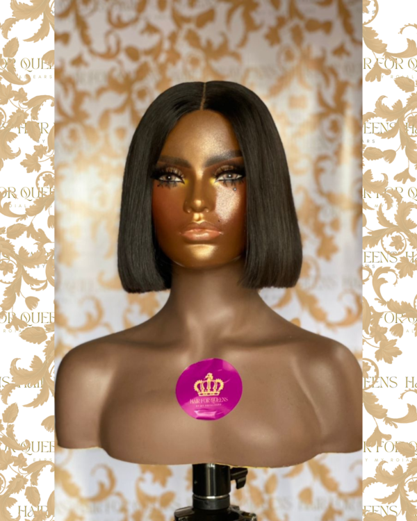 Queen Emma -All Bob black bone straight bob wig lengths - Image 4