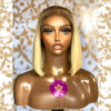 QUEEN BlBl -10 inches 6x6 hd Blonde bob wig unit - Image 2