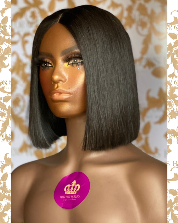 Queen Emma -All Bob black bone straight bob wig lengths - Image 5
