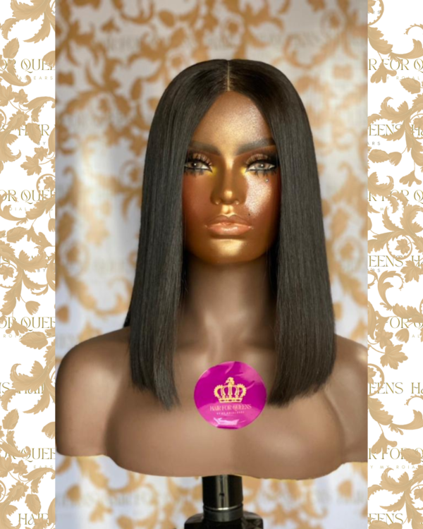 Queen Emma -All Bob black bone straight bob wig lengths - Image 3