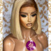 QUEEN Nicki -12 inches 5x5 white blonde bone straight wig unit - Image 3