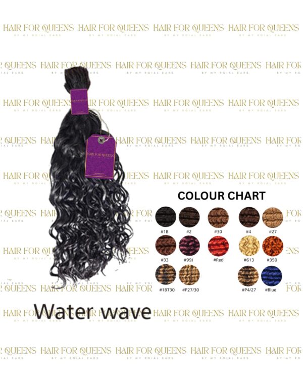 Water Wavy Bulk Hair - Image 2