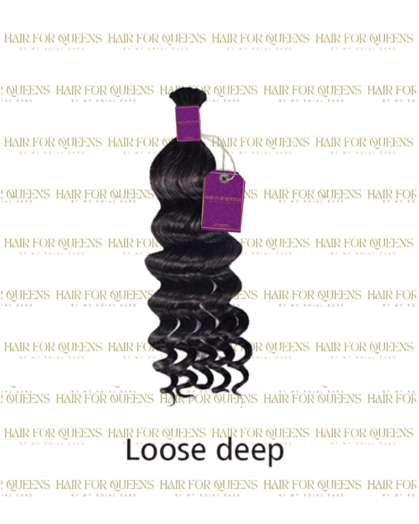 Loose Wave and Deep Wave Bulk Hair