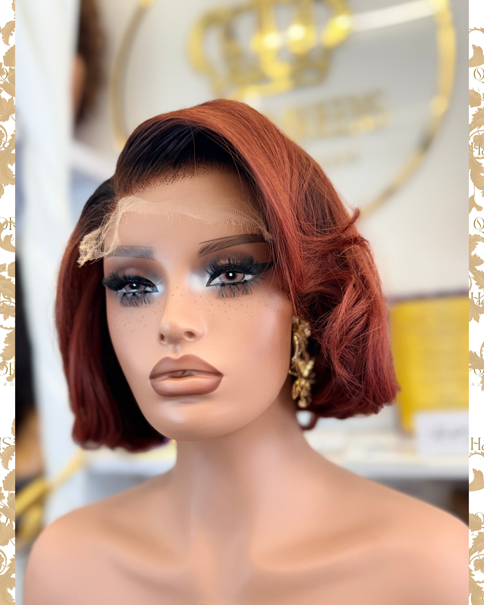Liza – 8 inches 5x5HD Raw Pixie Layered Bob Wig