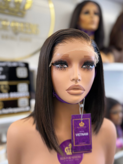Queen Emma 6x6 raw Vietnamese Bone straight wig unit
