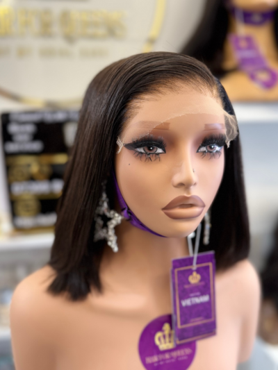 Queen Emma 6x6 raw Vietnamese Bone straight wig unit