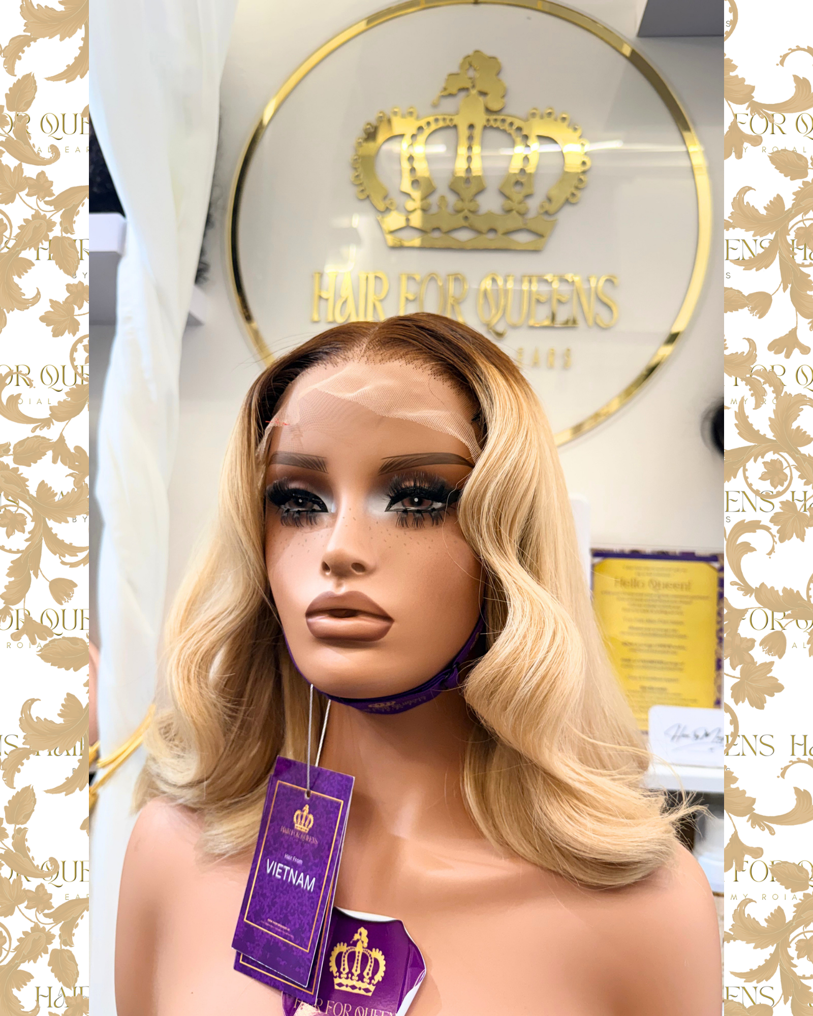 Queen Tasha – 20 inches 6x6 613 Wig - Image 3
