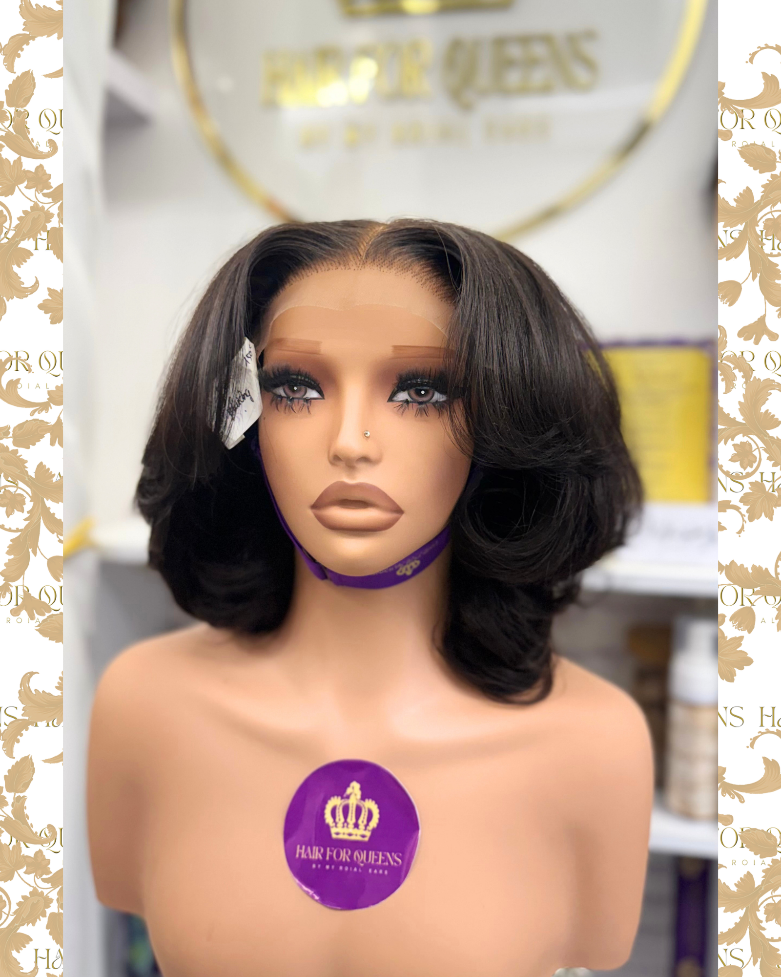 Queen Lore – Layered Vietnamese 5x5 bouncy wig - Image 3