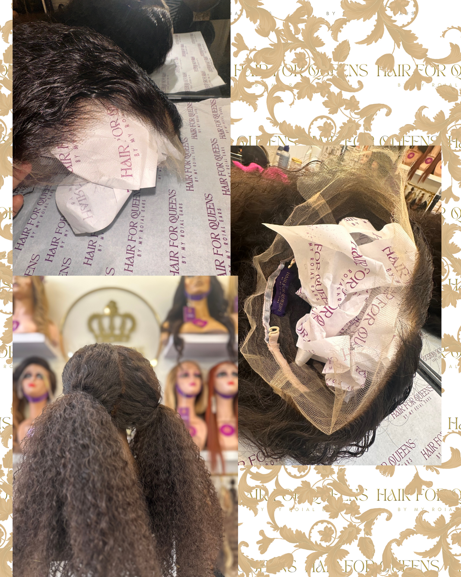 Queen Annabel – 28 inches bespoke full lace HD wig - Image 3