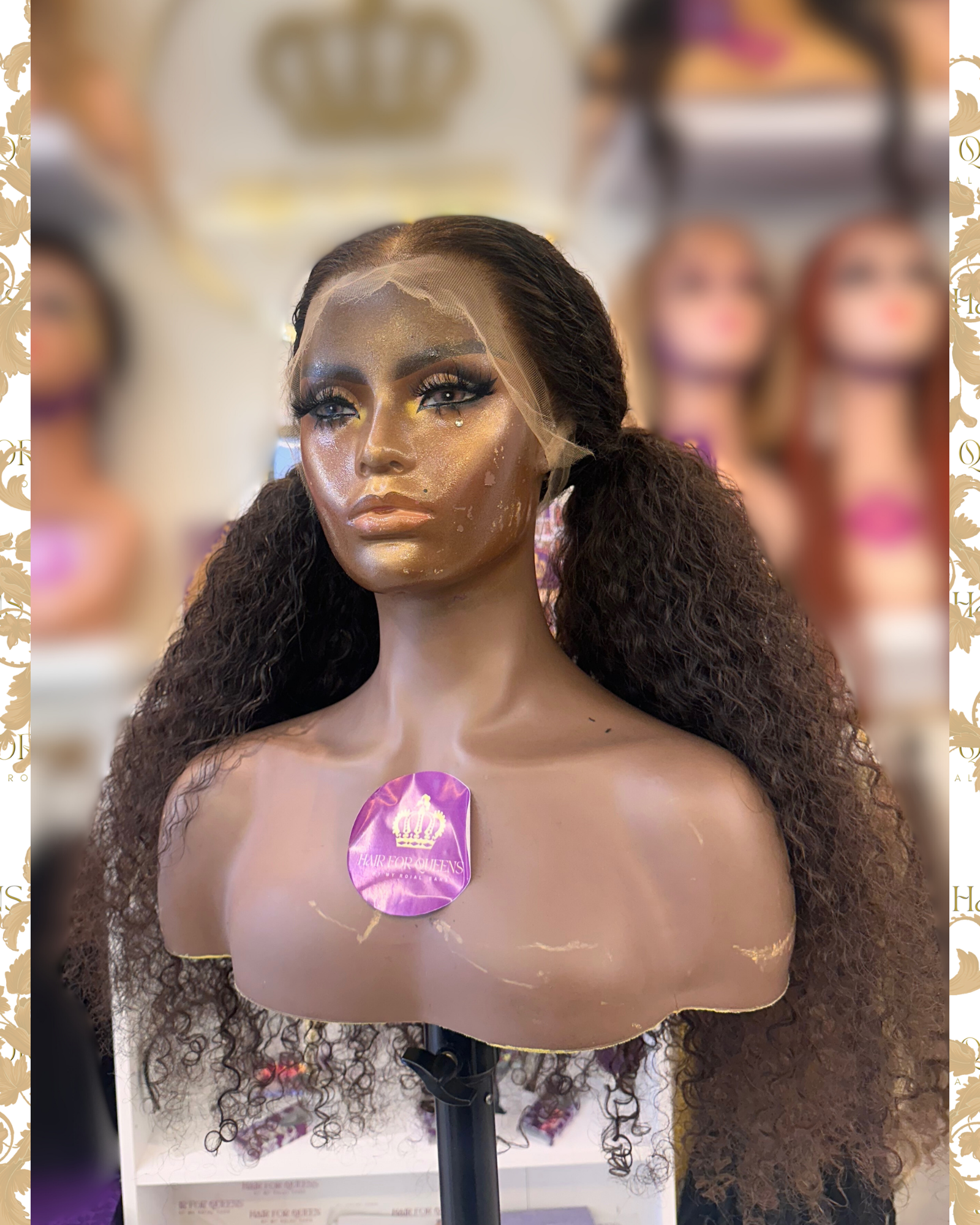 Queen Annabel – 28 inches bespoke full lace HD wig - Image 4
