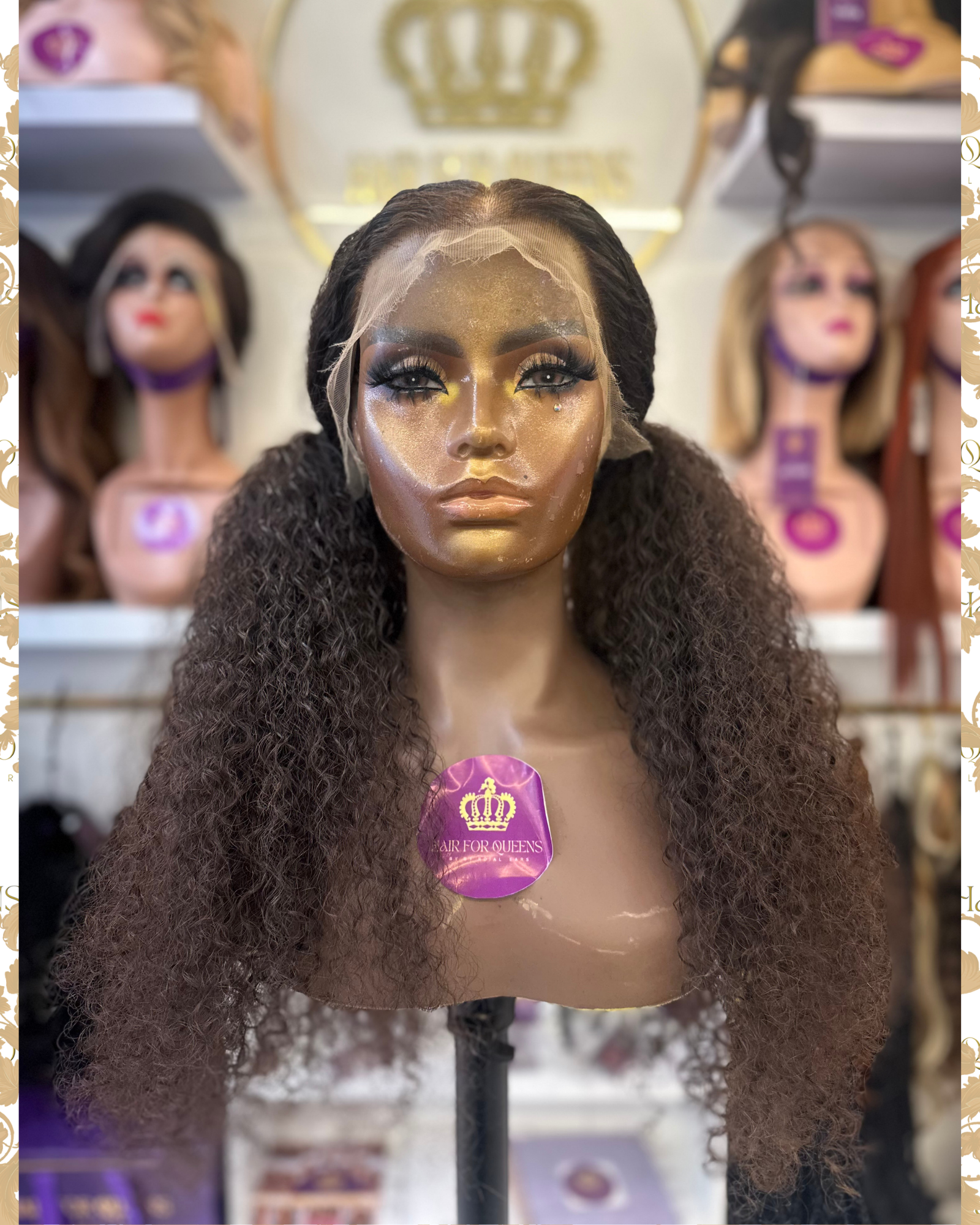 Queen Annabel – 28 inches bespoke full lace HD wig - Image 5