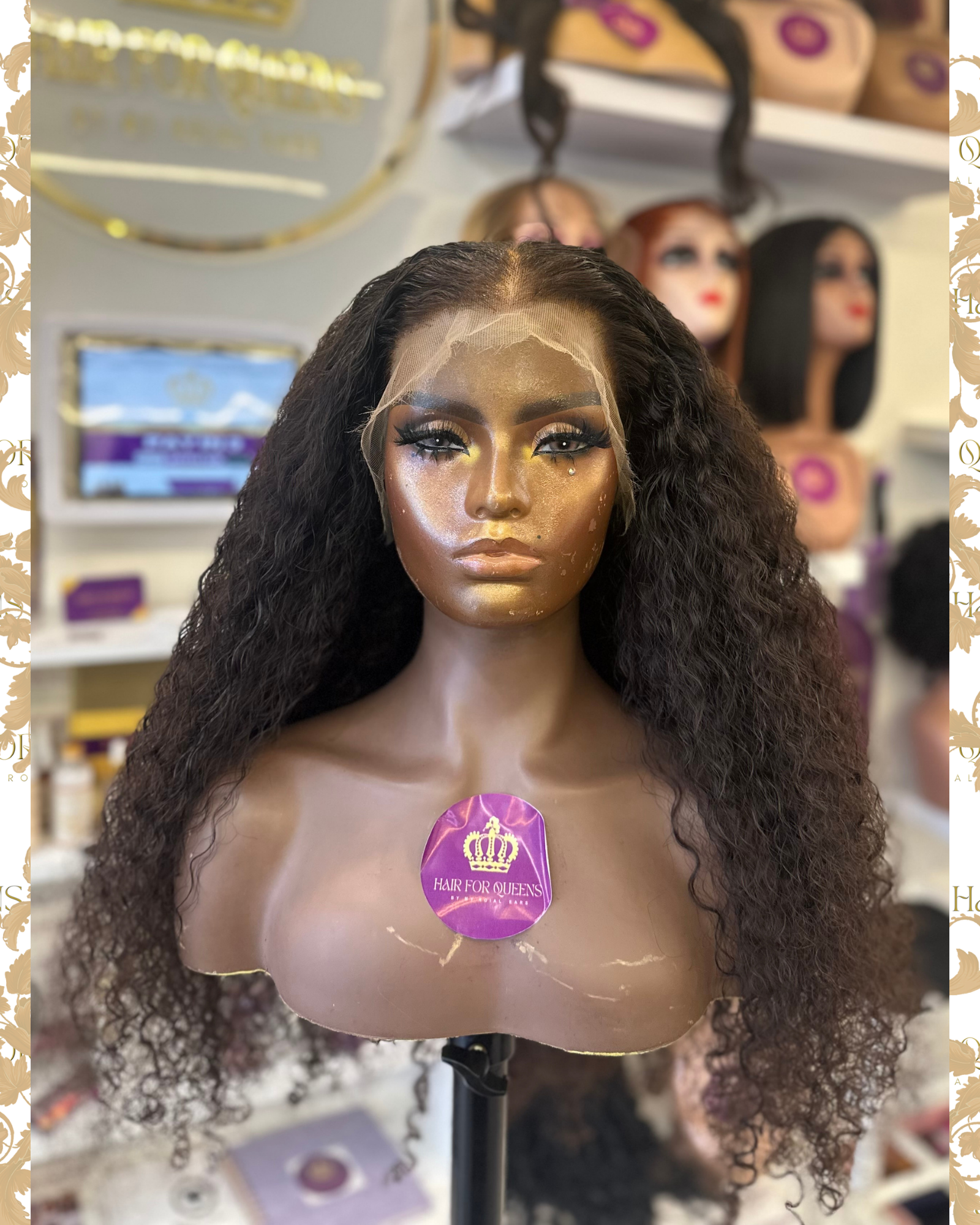 Queen Annabel – 28 inches bespoke full lace HD wig - Image 6