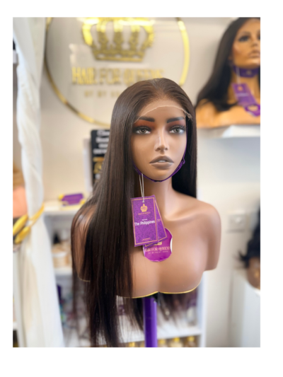 Queen Angel – two tone brown bone straight Vietnamese wig