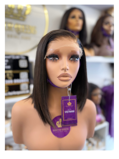 Queen Emma 6x6 raw Vietnamese Bone straight wig unit