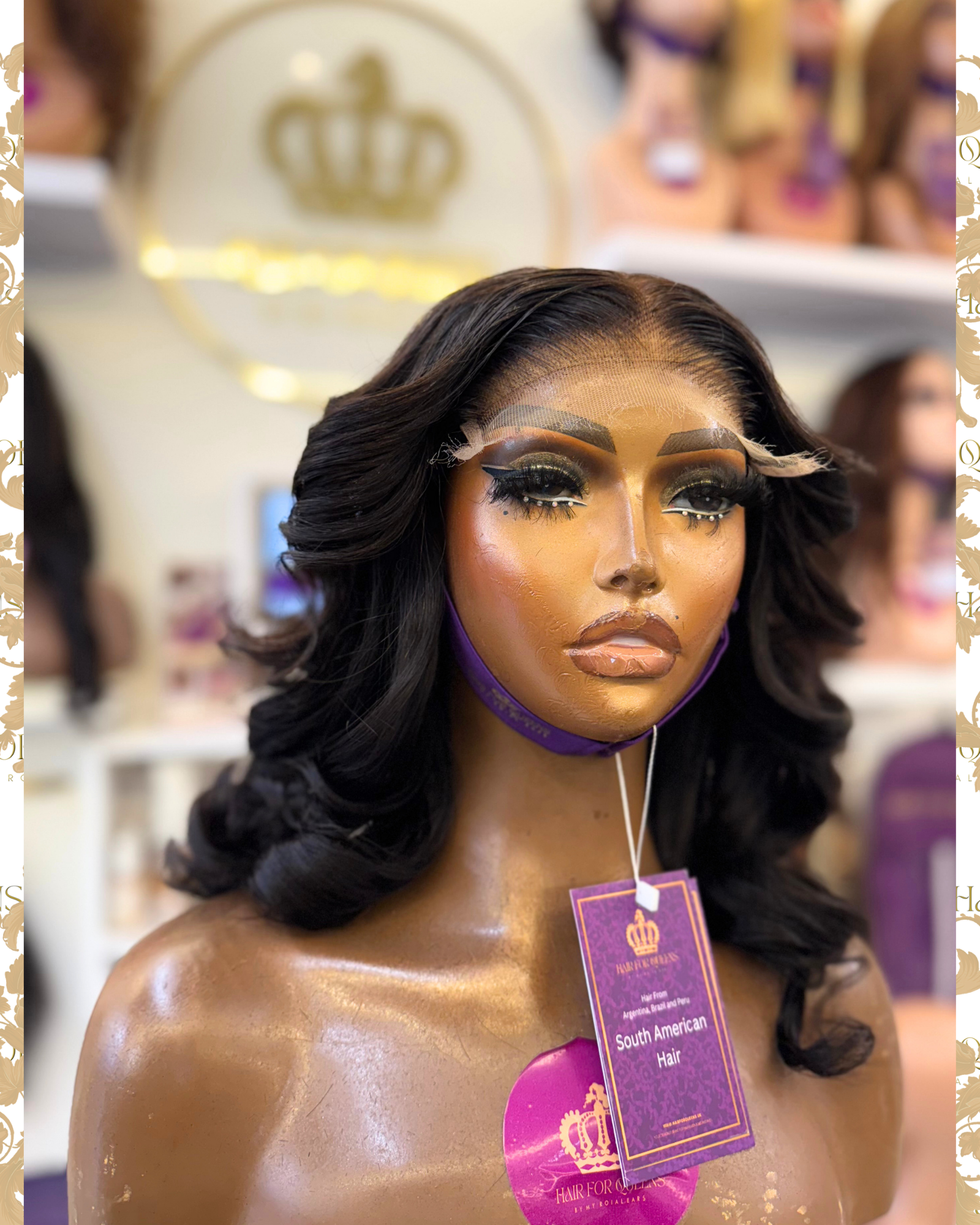 Queen Andrea – 20inches 5x5HD South American Yaki Wig - Image 5
