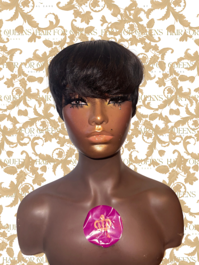 QUEEN RENIN: mushroom cut bespoke pixie wig unit